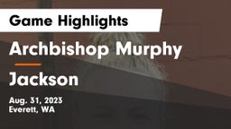 Archbishop Murphy  vs Jackson   Game Highlights - Aug. 31, 2023