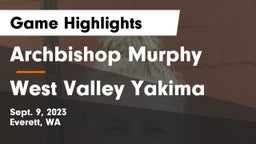 Archbishop Murphy  vs West Valley Yakima Game Highlights - Sept. 9, 2023