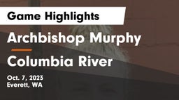 Archbishop Murphy  vs Columbia River  Game Highlights - Oct. 7, 2023