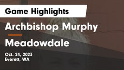 Archbishop Murphy  vs Meadowdale  Game Highlights - Oct. 24, 2023