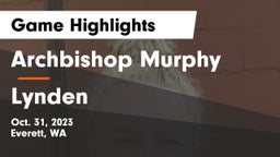 Archbishop Murphy  vs Lynden  Game Highlights - Oct. 31, 2023