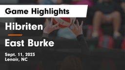Hibriten  vs East Burke Game Highlights - Sept. 11, 2023