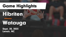 Hibriten  vs Watauga  Game Highlights - Sept. 20, 2023