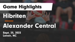 Hibriten  vs Alexander Central Game Highlights - Sept. 25, 2023