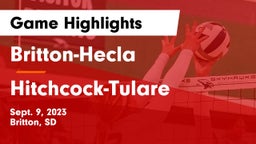 Britton-Hecla  vs Hitchcock-Tulare  Game Highlights - Sept. 9, 2023