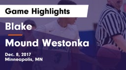 Blake  vs Mound Westonka  Game Highlights - Dec. 8, 2017