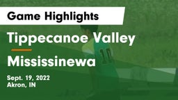 Tippecanoe Valley  vs Mississinewa  Game Highlights - Sept. 19, 2022