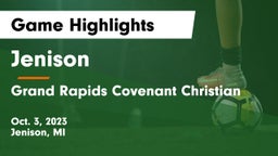 Jenison   vs Grand Rapids Covenant Christian Game Highlights - Oct. 3, 2023
