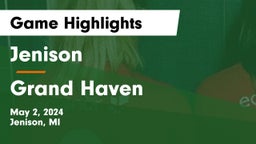 Jenison   vs Grand Haven  Game Highlights - May 2, 2024