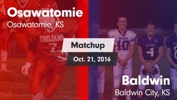 Matchup: Osawatomie High vs. Baldwin  2016