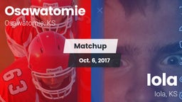 Matchup: Osawatomie High vs. Iola  2017