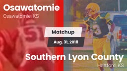 Matchup: Osawatomie High vs. Southern Lyon County 2018