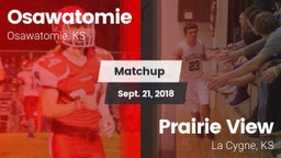Matchup: Osawatomie High vs. Prairie View  2018