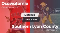 Matchup: Osawatomie High vs. Southern Lyon County 2019