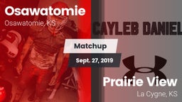 Matchup: Osawatomie High vs. Prairie View  2019
