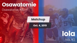 Matchup: Osawatomie High vs. Iola  2019