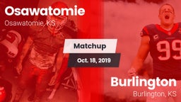 Matchup: Osawatomie High vs. Burlington  2019