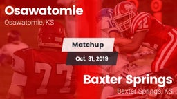 Matchup: Osawatomie High vs. Baxter Springs   2019
