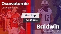 Matchup: Osawatomie High vs. Baldwin  2020