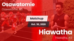 Matchup: Osawatomie High vs. Hiawatha  2020