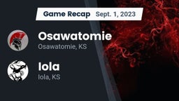 Recap: Osawatomie  vs. Iola  2023