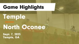 Temple  vs North Oconee  Game Highlights - Sept. 7, 2023