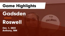 Gadsden  vs Roswell  Game Highlights - Oct. 1, 2022