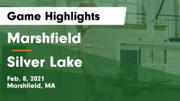 Marshfield  vs Silver Lake  Game Highlights - Feb. 8, 2021