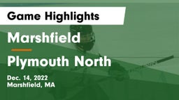 Marshfield  vs Plymouth North  Game Highlights - Dec. 14, 2022