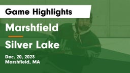 Marshfield  vs Silver Lake  Game Highlights - Dec. 20, 2023