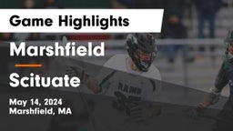 Marshfield  vs Scituate  Game Highlights - May 14, 2024