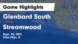 Glenbard South  vs Streamwood Game Highlights - Sept. 20, 2022