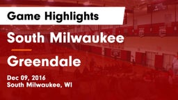 South Milwaukee  vs Greendale  Game Highlights - Dec 09, 2016