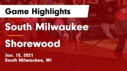 South Milwaukee  vs Shorewood  Game Highlights - Jan. 15, 2021