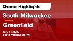 South Milwaukee  vs Greenfield  Game Highlights - Jan. 14, 2022
