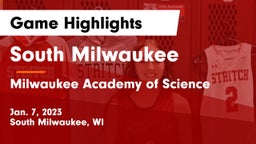 South Milwaukee  vs Milwaukee Academy of Science  Game Highlights - Jan. 7, 2023