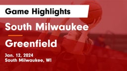 South Milwaukee  vs Greenfield  Game Highlights - Jan. 12, 2024