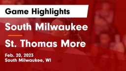 South Milwaukee  vs St. Thomas More  Game Highlights - Feb. 20, 2023