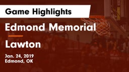 Edmond Memorial  vs Lawton   Game Highlights - Jan. 24, 2019