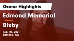 Edmond Memorial  vs Bixby  Game Highlights - Feb. 27, 2021