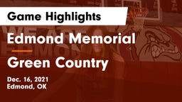 Edmond Memorial  vs Green Country Game Highlights - Dec. 16, 2021