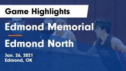 Edmond Memorial  vs Edmond North  Game Highlights - Jan. 26, 2021
