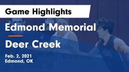 Edmond Memorial  vs Deer Creek Game Highlights - Feb. 2, 2021