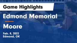 Edmond Memorial  vs Moore  Game Highlights - Feb. 8, 2022