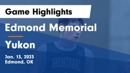 Edmond Memorial  vs Yukon  Game Highlights - Jan. 13, 2023