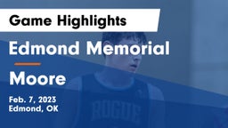 Edmond Memorial  vs Moore Game Highlights - Feb. 7, 2023