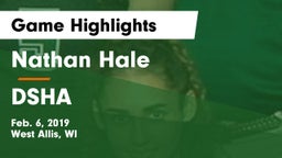 Nathan Hale  vs DSHA Game Highlights - Feb. 6, 2019