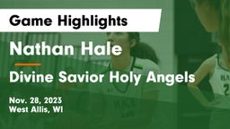 Nathan Hale  vs Divine Savior Holy Angels Game Highlights - Nov. 28, 2023