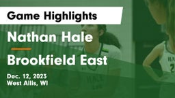 Nathan Hale  vs Brookfield East  Game Highlights - Dec. 12, 2023