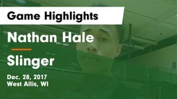 Nathan Hale  vs Slinger  Game Highlights - Dec. 28, 2017